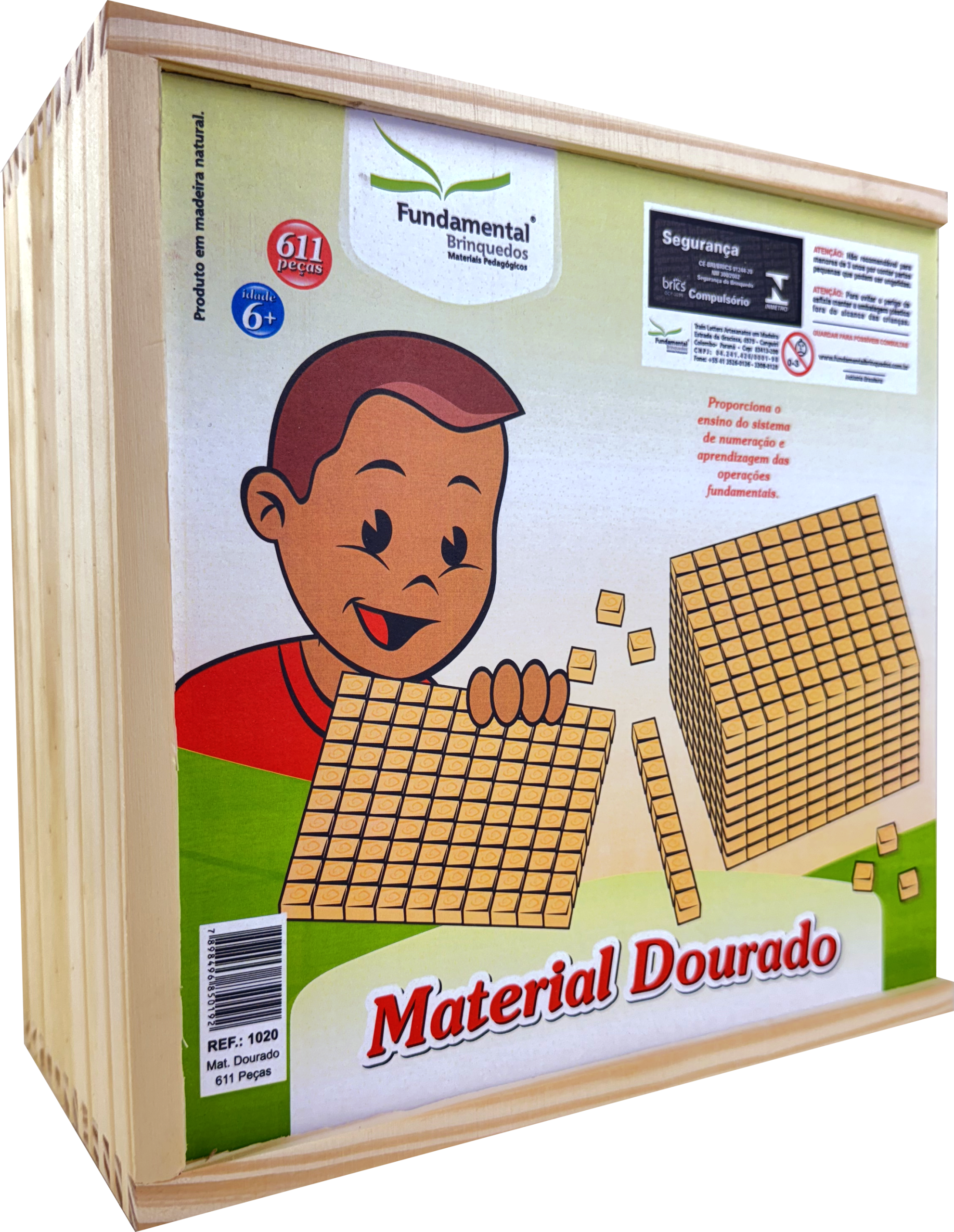 Material Dourado c/ 611 peças