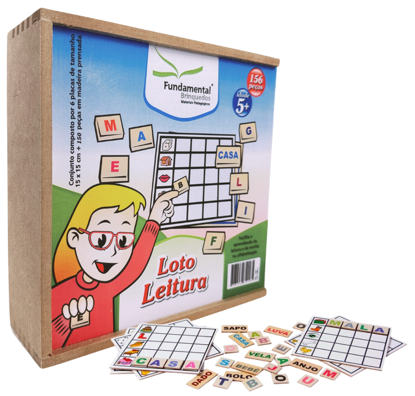 Loto Leitura em Madeira 156 peças