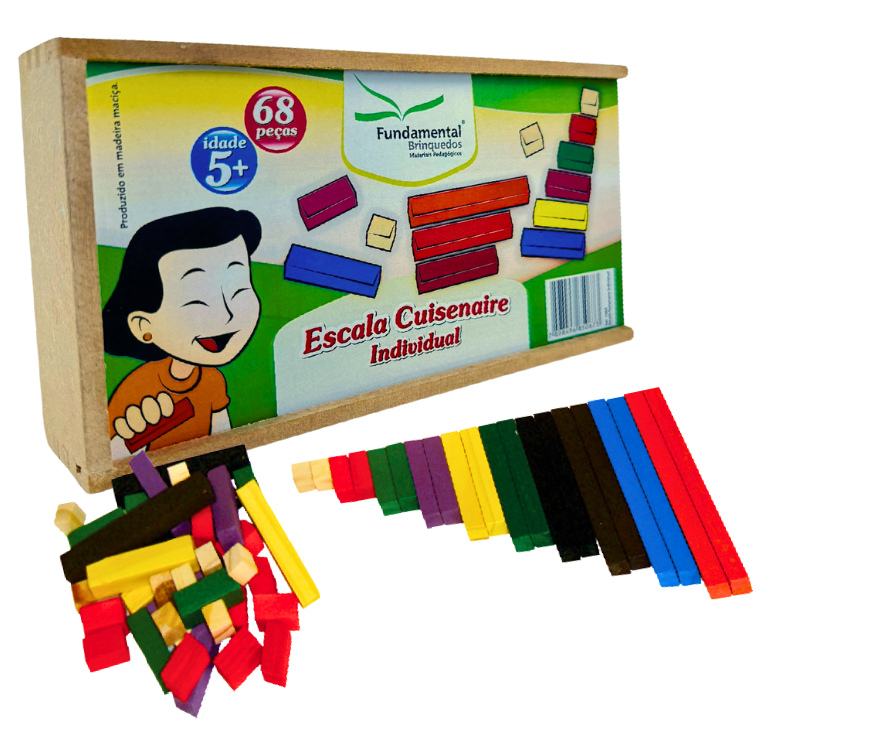 Escala Cuisenaire 68 peças