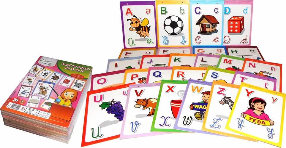 Varal de Letras  26 Placas em MDF Medida 21X30