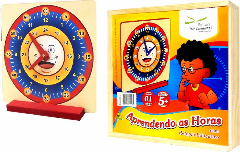 Aprendendo As Horas com Relógio Educativo