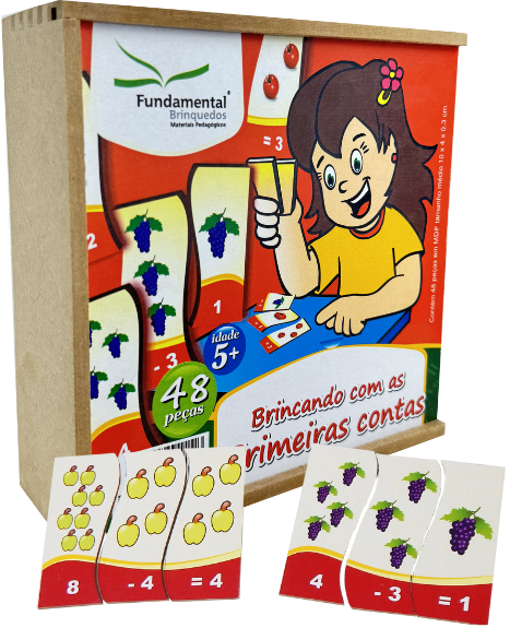 Brincando Com as Primeiras Contas 48 peças
