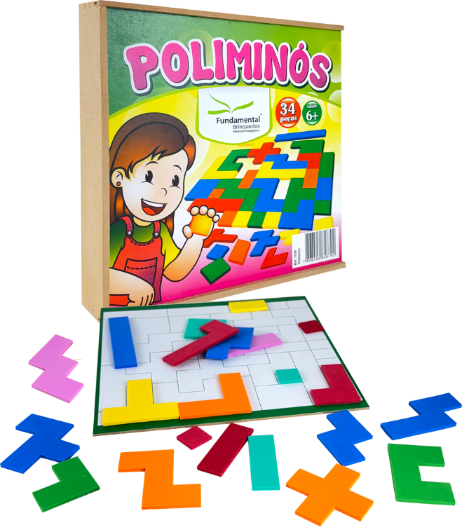 Poliminós 34 Peças em Eva