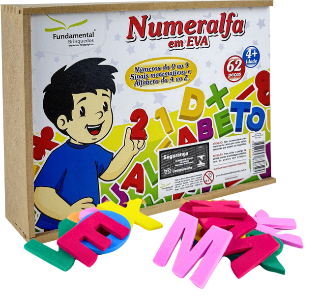 Numeralfa EVA 62 peças