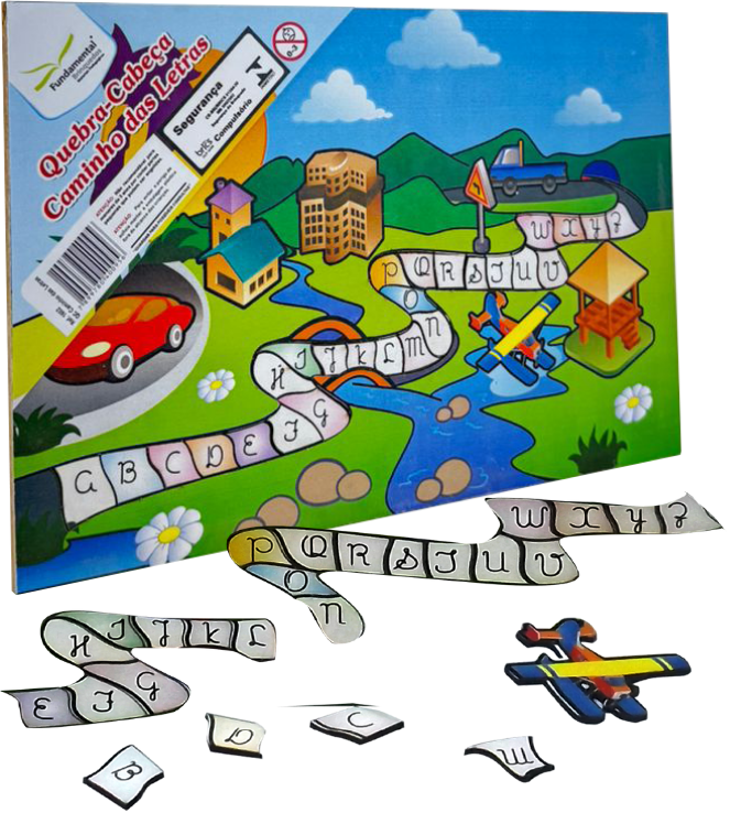 Quebra Cabeça Caminho Das Letras