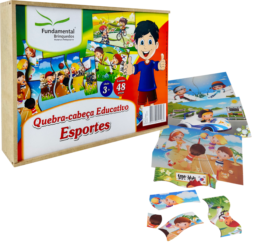 Quebra Cabeça Educativo Esportes